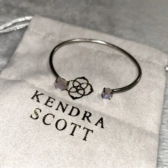 Kendra Scott Silver Gem Cuff - Picture 1 of 6
